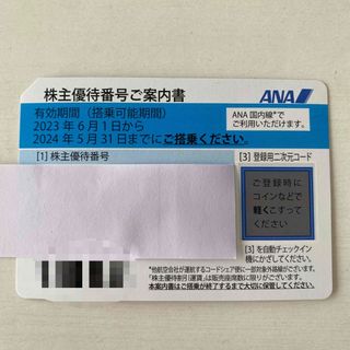 エーエヌエー(ゼンニッポンクウユ)(ANA(全日本空輸))のANA 株主優待券　1枚　2024年5月31日まで(その他)