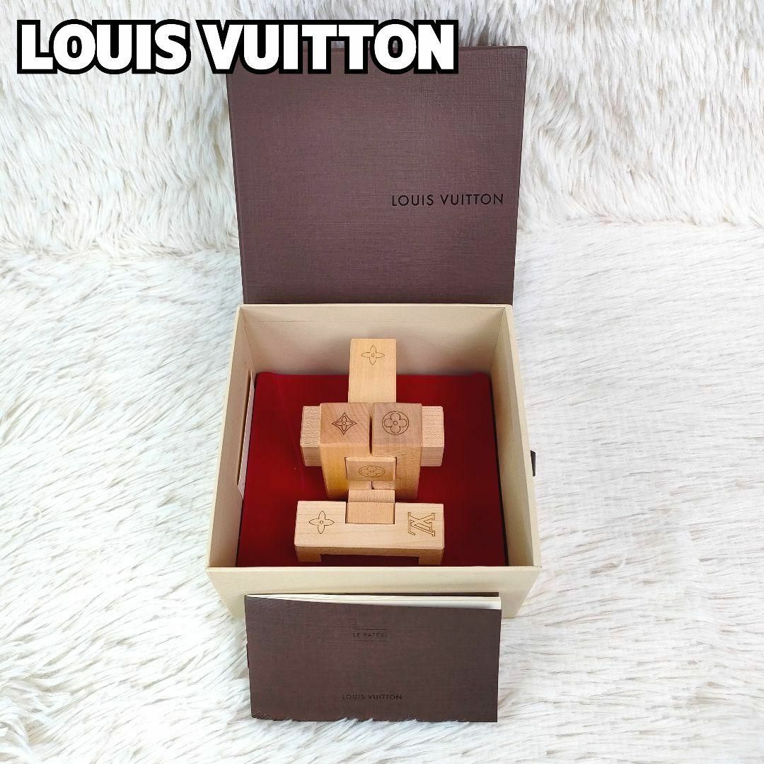 非売品 LOUIS VUITTON ルイヴィトン パテキ 木製パズル ノベルティ-