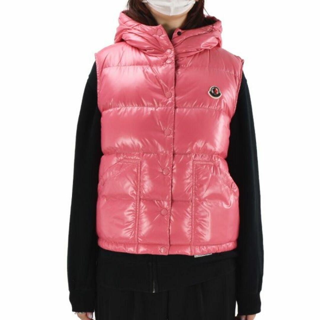 【美品】モンクレール LIANE GILET ダウンベスト ピンク 0 XS〜S