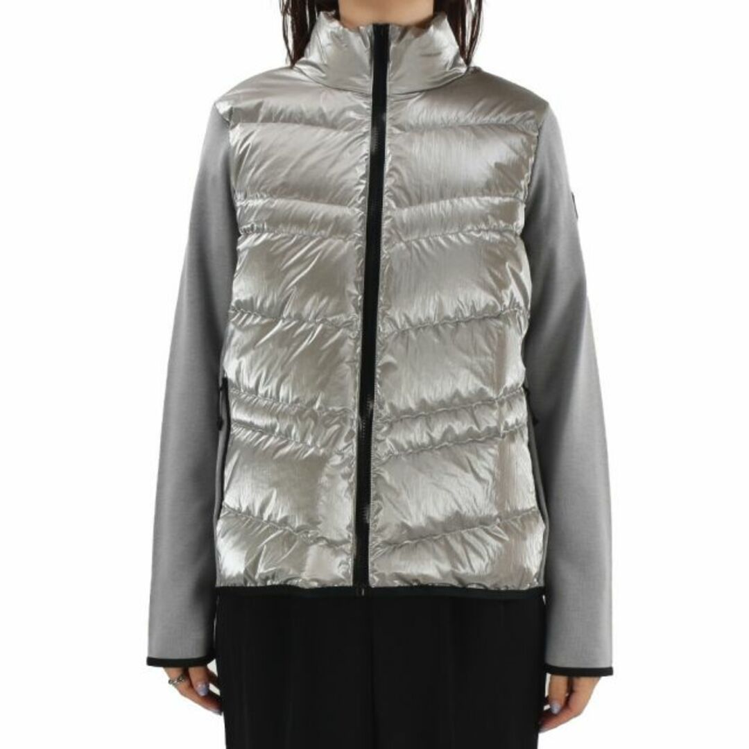 MONCLER(モンクレール)の【GRAY】モンクレール ダウン入りウールカーディガン  レディースのジャケット/アウター(ダウンジャケット)の商品写真