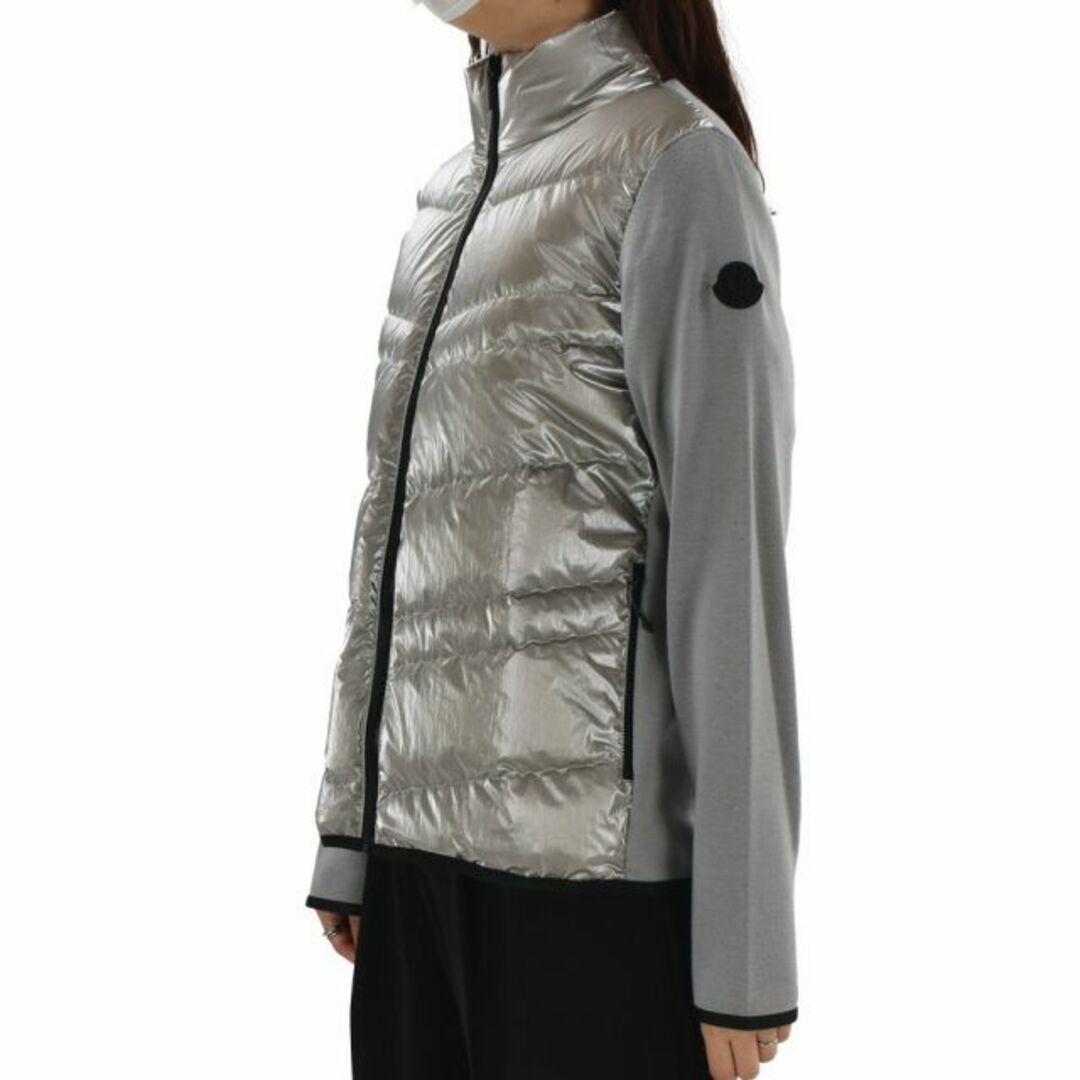 MONCLER(モンクレール)の【GRAY】モンクレール ダウン入りウールカーディガン  レディースのジャケット/アウター(ダウンジャケット)の商品写真