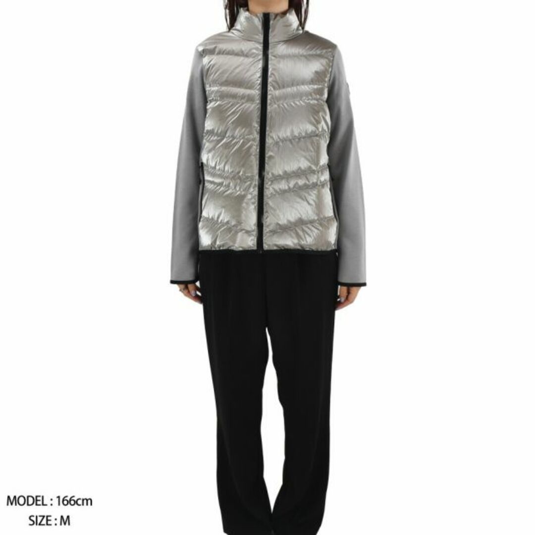 MONCLER(モンクレール)の【GRAY】モンクレール ダウン入りウールカーディガン  レディースのジャケット/アウター(ダウンジャケット)の商品写真