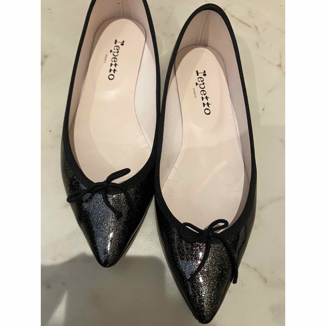 repetto レペット ブラック ラメ パンプス 38-eastgate.mk