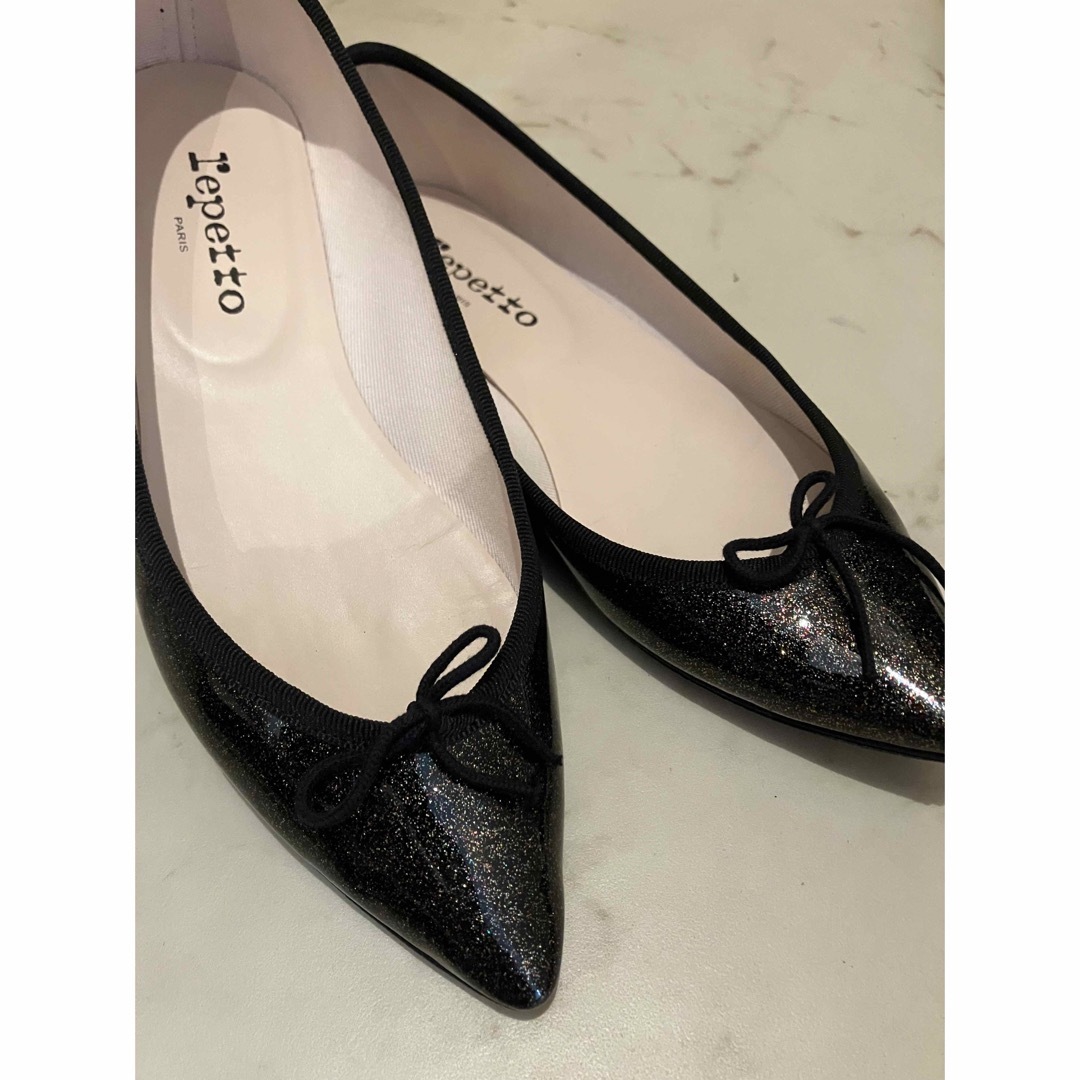 repetto レペット ブラック ラメ パンプス 38-eastgate.mk