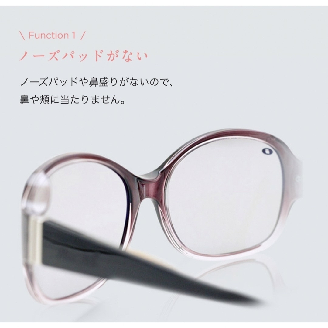 プティエル　P480-DRGY15 グレー系　サングラス レディースのファッション小物(サングラス/メガネ)の商品写真