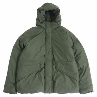 ピレネックス(Pyrenex)の極美品□PYRENEX/ピレネックス HMS068 ユナイテッドアローズ別注 COVERT MINI RIPSTOP UA フーデッド WZIP ダウンジャケット カーキ S 正規(ダウンジャケット)