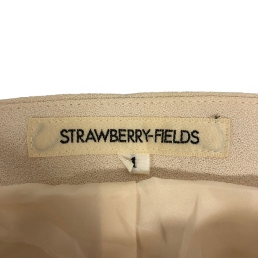 STRAWBERRY-FIELDS(ストロベリーフィールズ)のSTRAWBERRY-FIELDS フレアパンツ センタープレス アイボリー レディースのパンツ(その他)の商品写真