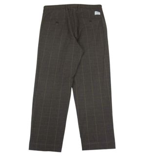 WTAPS ダブルタップス 20SS 201BRDT-PTM07 TUCK TROUSERS TEXTILE タック トラウザーズ テキスタイル パンツ ブラウン系 02【美品】