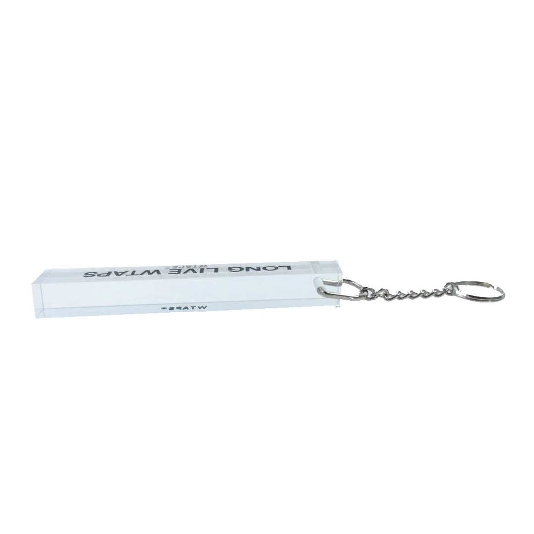 W)taps(ダブルタップス)のWTAPS ダブルタップス キーホルダー 20AW 201VEDT-AC01 KEY HOLDER ACRYLIC 315 CLEAR アクリル キーホルダー クリア系【新古品】【未使用】【中古】 メンズのアクセサリー(その他)の商品写真