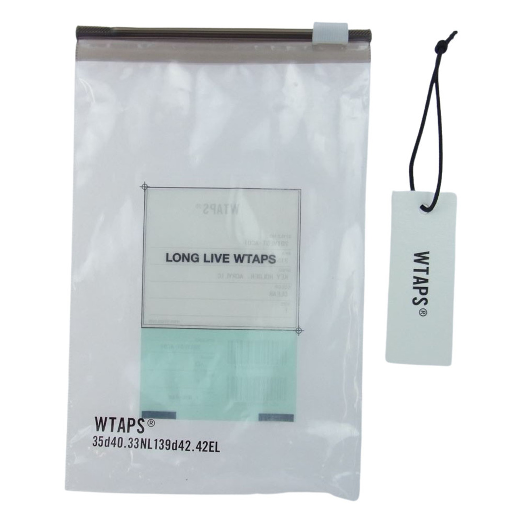 W)taps(ダブルタップス)のWTAPS ダブルタップス キーホルダー 20AW 201VEDT-AC01 KEY HOLDER ACRYLIC 315 CLEAR アクリル キーホルダー クリア系【新古品】【未使用】【中古】 メンズのアクセサリー(その他)の商品写真