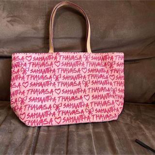 【美品】Samantha Thavasa トートバッグ ステッチ 2way ロゴ