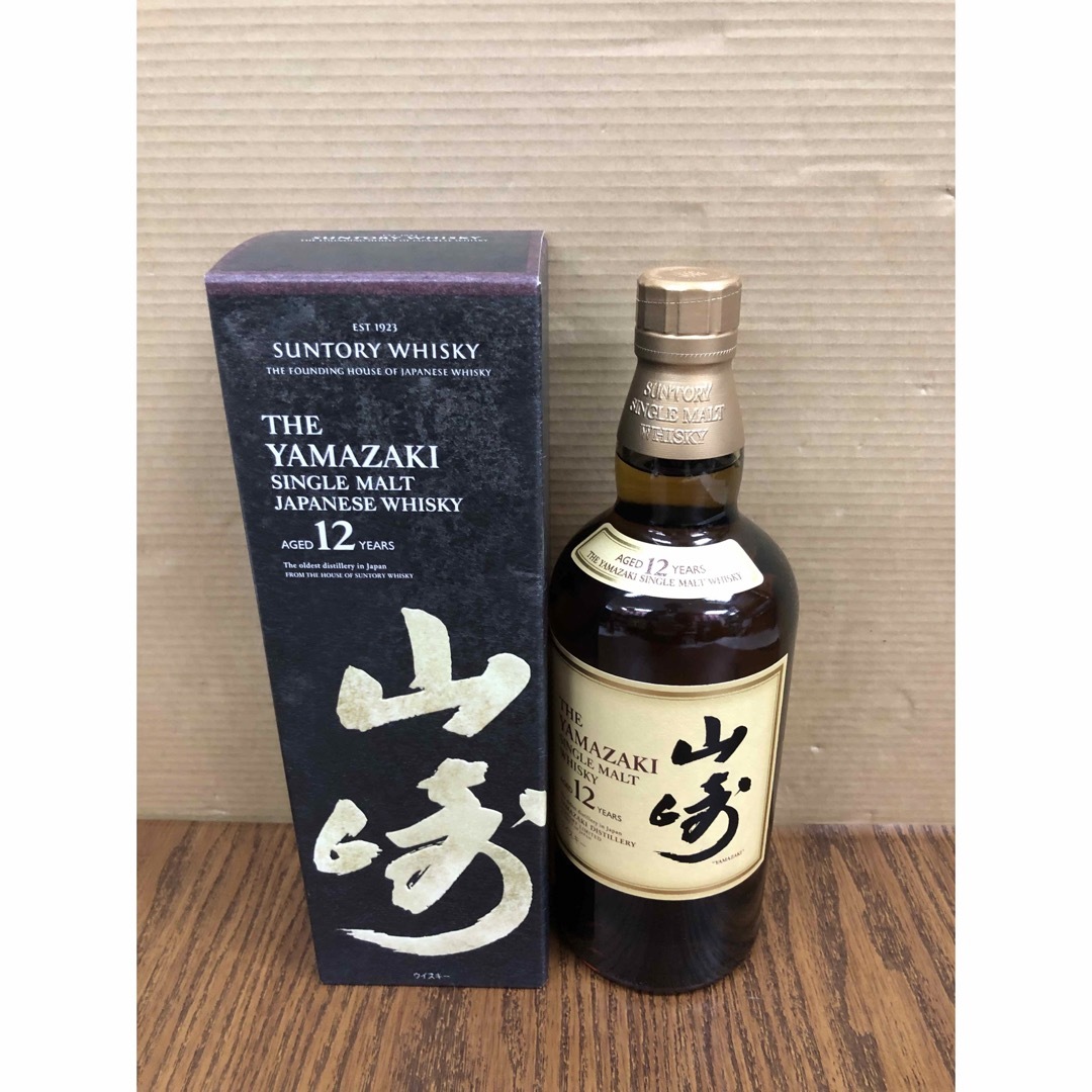 O-124 未開栓【サントリーシングルモルトウイスキー 山崎12年 700ml】