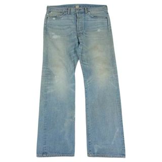 ダブルアールエル(RRL)のRRL ダブルアールエル RN＃41381 USA製 ストレート デニム パンツ インディゴブルー系 34【中古】(その他)