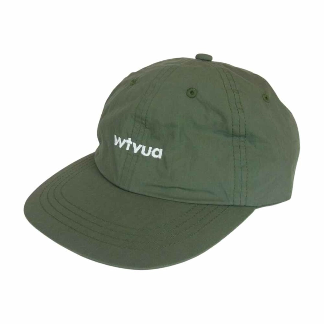 WTAPS ダブルタップス 帽子 21AW 212HCDT-HT10 T-6L 03 CAP 6パネル ロゴ 刺繍 ナイロン キャップ オリーブ系 F