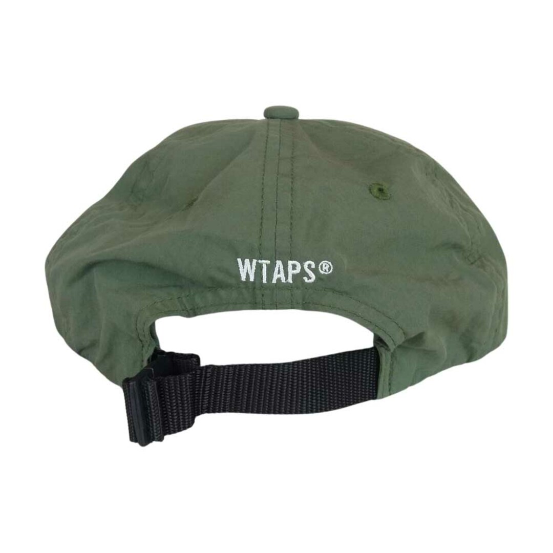 W)taps(ダブルタップス)のWTAPS ダブルタップス 帽子 21AW 212HCDT-HT10 T-6L 03 CAP 6パネル ロゴ 刺繍 ナイロン キャップ オリーブ系 F【中古】 メンズの帽子(その他)の商品写真