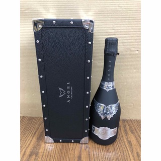 O-125 未開栓【エンジェル シャンパン ブリュット ブラック 箱付き】(シャンパン/スパークリングワイン)