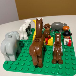 レゴ デュプロ - 廃盤 LEGO デュプロ レトロな11点セット フィグ