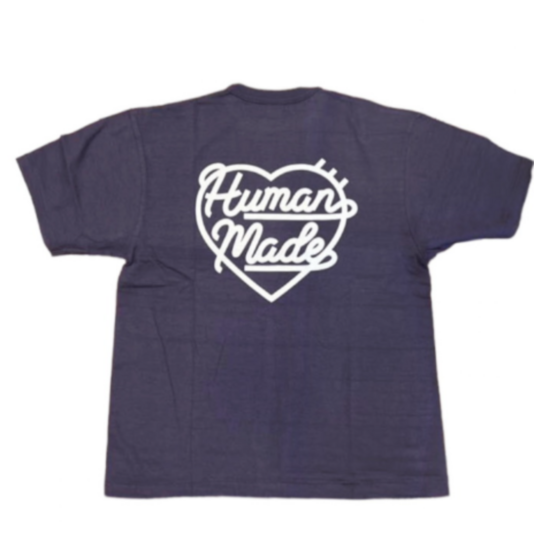 2023 Human Made HEART BADGE T-SHIRT Navy