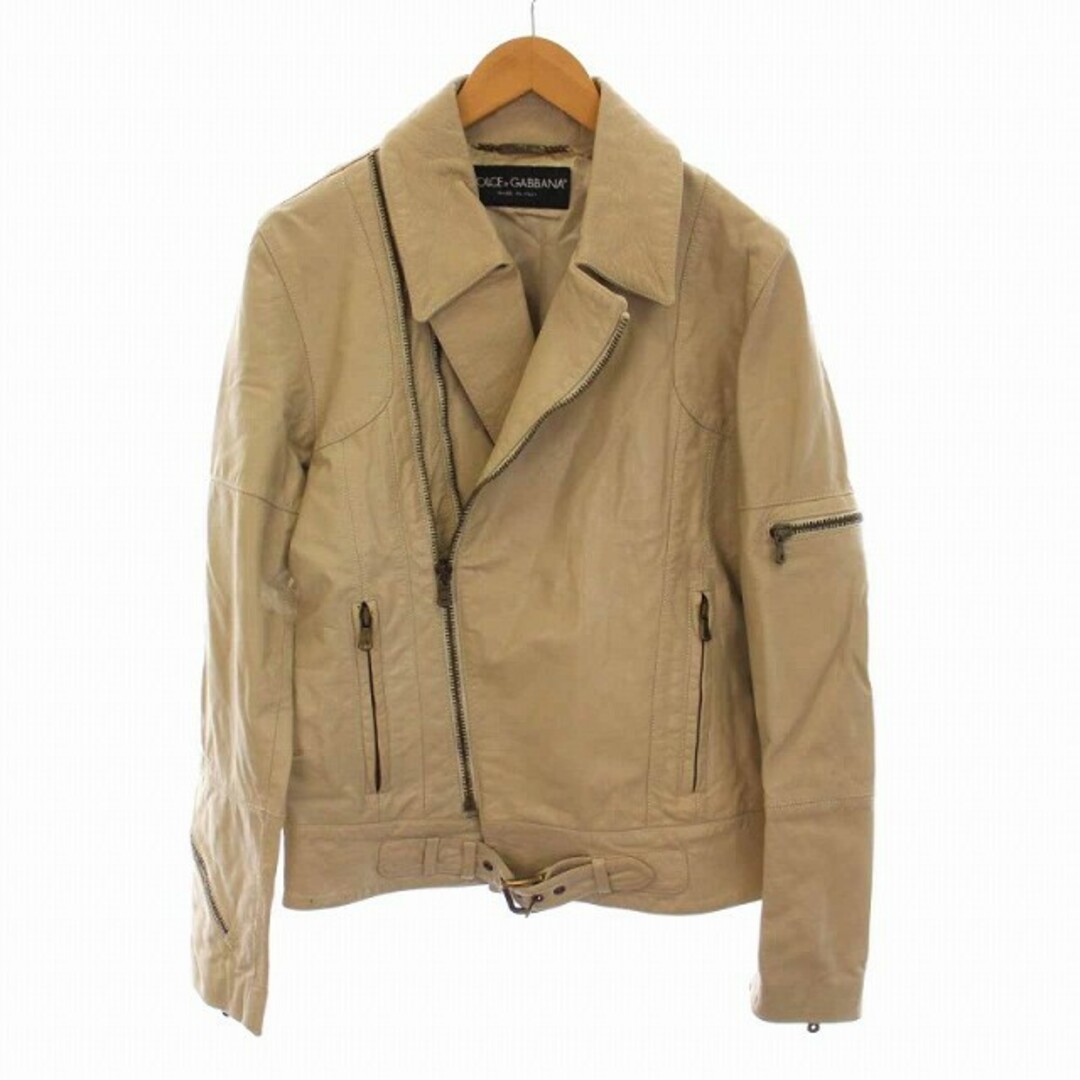 DOLCE\u0026GABBANA Nubuck Leather Blouson JKT