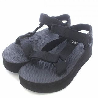 テバ(Teva)のテバ フラットフォームユニバーサル スポーツサンダル ストラップ 厚底 22cm(サンダル)