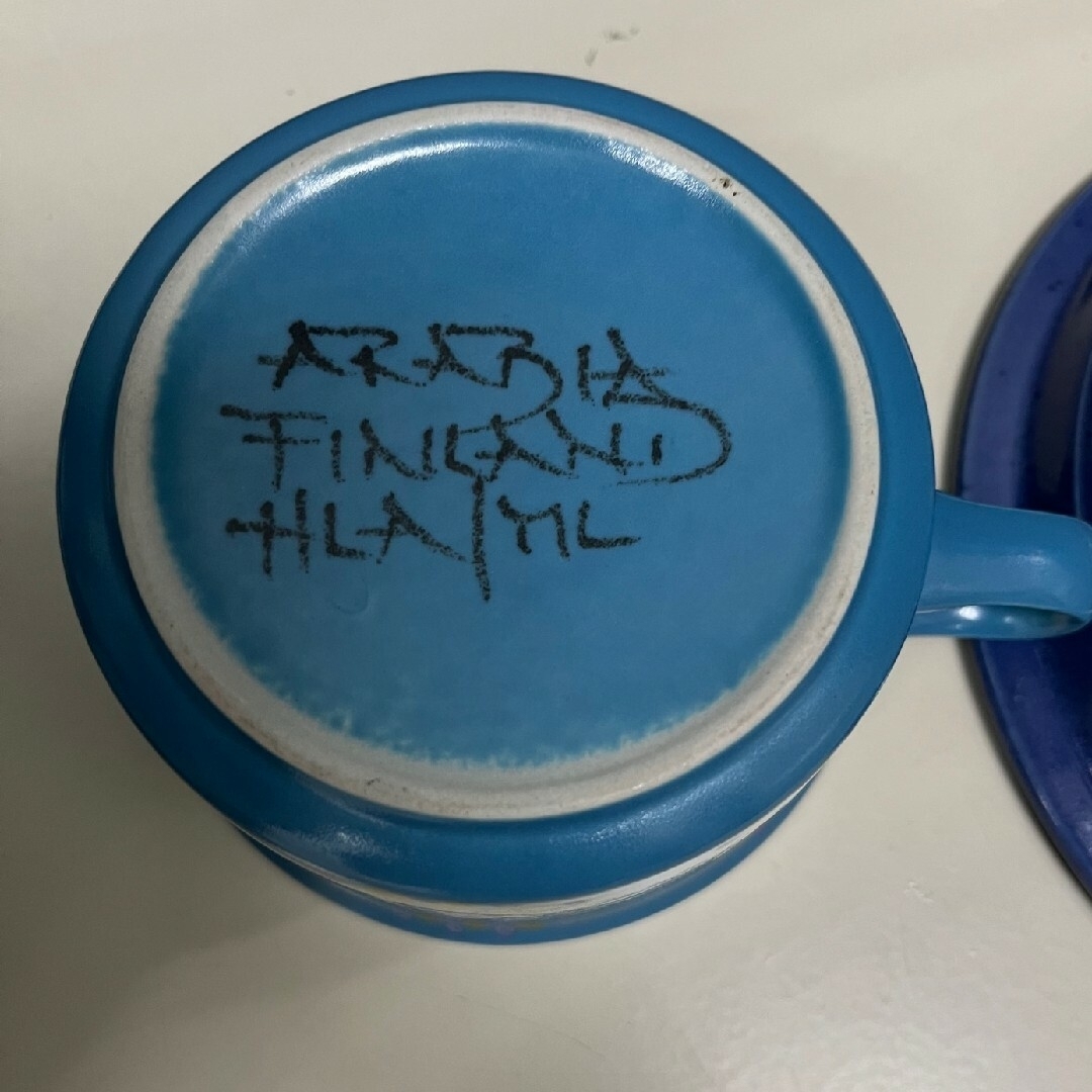 アラビア Arabia HLA ブルー カップ&ソーサー | thermolabscientific.com