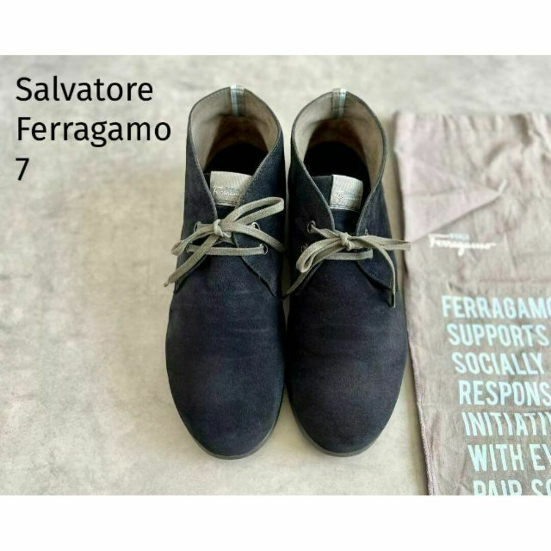 Salvatore Ferragamo チャッカブーツ　25cm