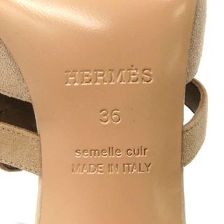 Hermes   エルメス サンダル キュート シェーヴル・ヴェロア