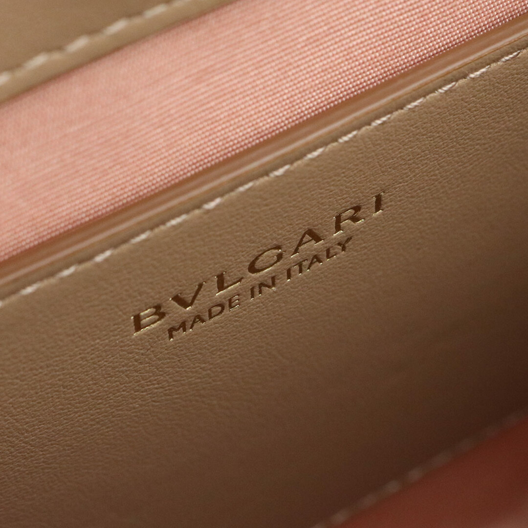 BVLGARI / ブルガリ ■ ポーチ キャンバスレザー グレー グリーン パルファムズ バッグ / バック / BAG / 鞄 / カバン ブランド  [0990010741]