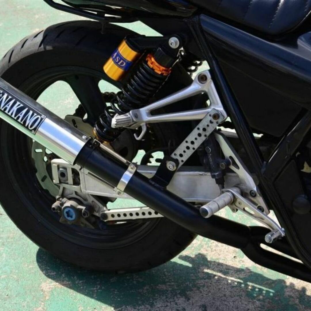 XJR400 4HM用 【イーレス管】 黒 ナカノ4-2-1マフラー 有 XJR400 4HM用 【イーレス管】 黒 ナカノ4-2-1マフラー 有