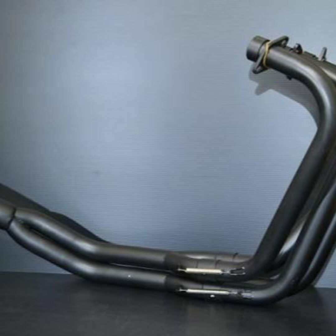 XJR400 4HM用 【イーレス管】 黒 ナカノ4-2-1マフラー 有 XJR400 4HM用 【イーレス管】 黒 ナカノ4-2-1マフラー 有