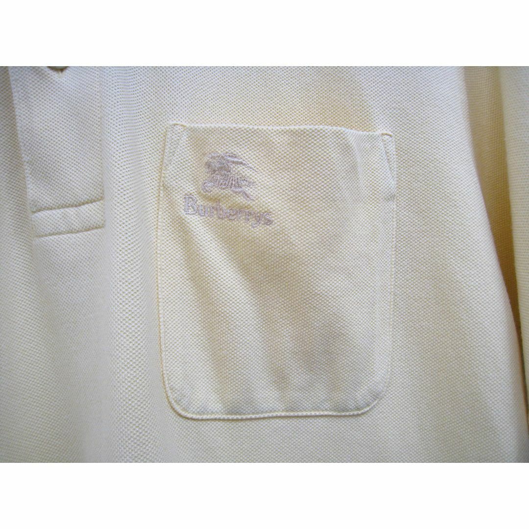 BURBERRY(バーバリー)のバーバリー◆鹿の子 ポロシャツ ポケット ロゴ刺繍 メンズ サイズMA 日本製 メンズのトップス(ポロシャツ)の商品写真