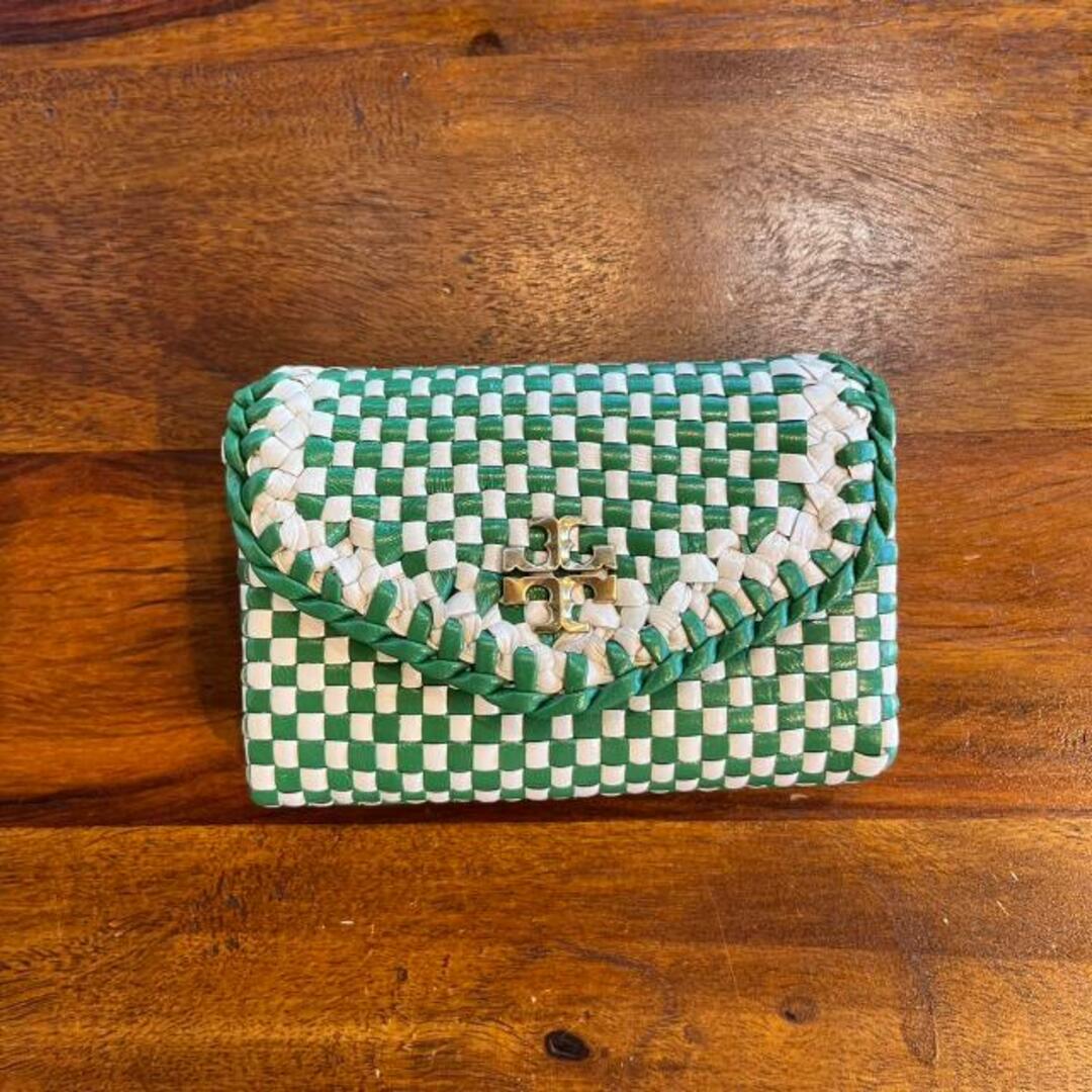 Tory Burch   ToryBurch トリーバーチ  Kira Woven Flap Card