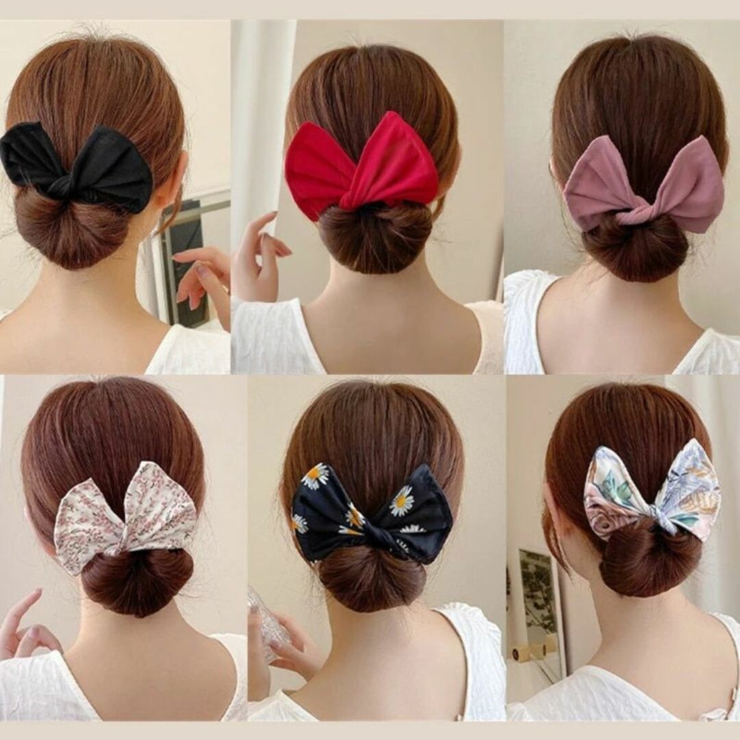 お買い得❤ヘアアクセ まとめ買い 3点セット デフトバン お団子 リボン