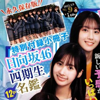 シュウエイシャ(集英社)の日向坂４６　四期生名鑑　ヤングジャンプ付録(アイドルグッズ)