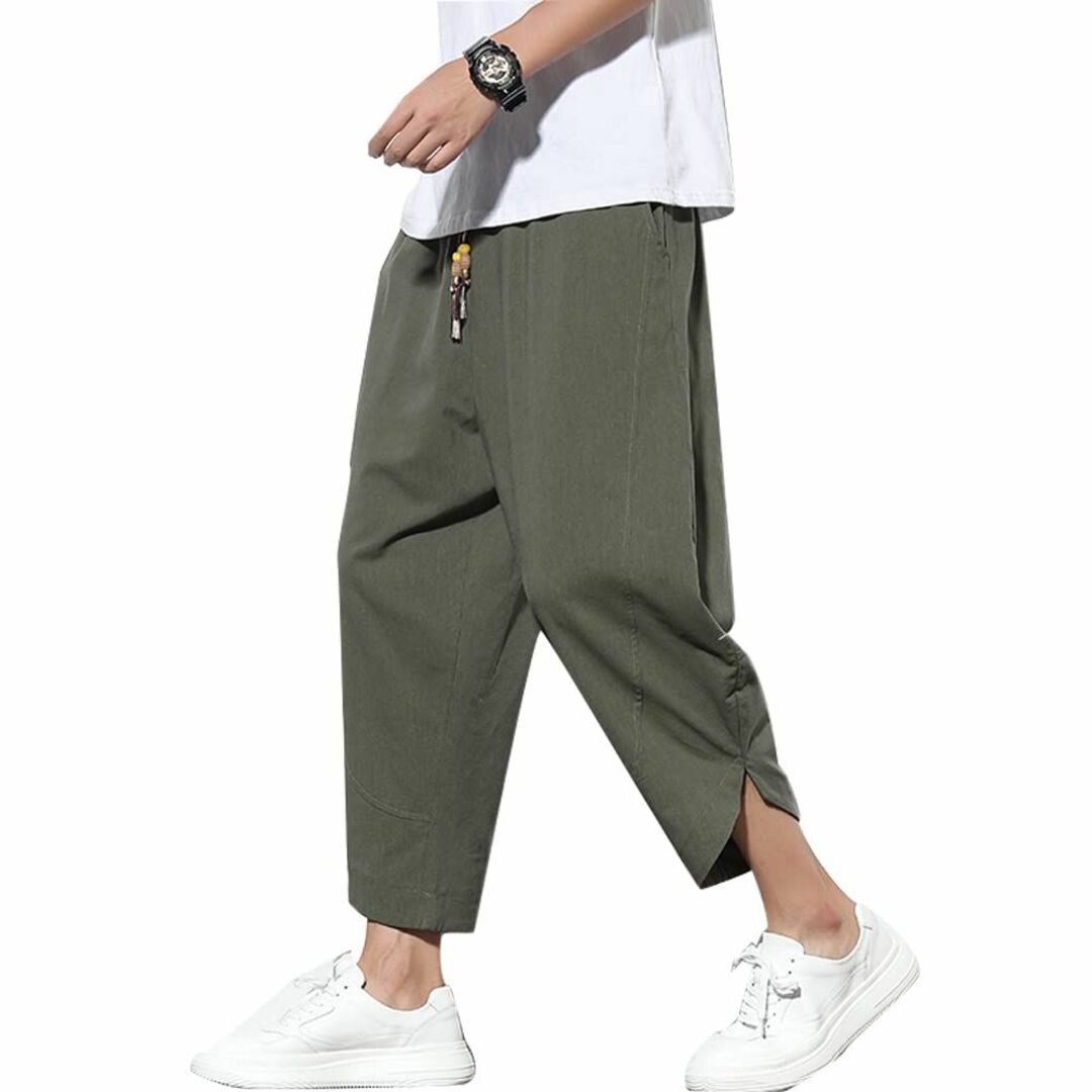 GUTHONG ズボン メンズ 夏服 サルエルパンツ ワイドパンツ 大きいサイズ