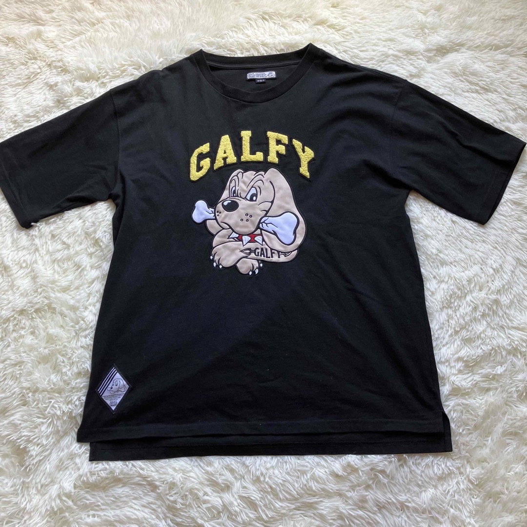 GALFY(ガルフィー)の【美品】ガルフィー　ビッグロゴ入り　両面　Tシャツ　人気Lサイズ　即完売モデル メンズのトップス(Tシャツ/カットソー(半袖/袖なし))の商品写真