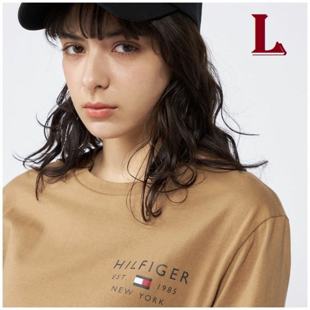 TOMMY HILFIGER(トミーヒルフィガー)のこの夏の定番　スモールロゴTシャツ ブラウン Lサイズ メンズのトップス(Tシャツ/カットソー(半袖/袖なし))の商品写真