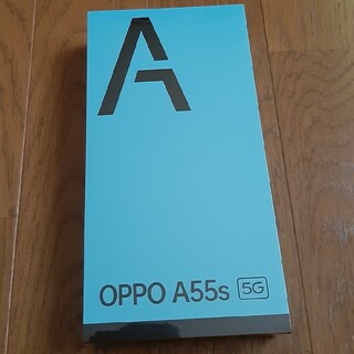 オッポ(OPPO)のOPPO A55s 5G CPH2309 64GB グリーン 楽天版SIMロック(スマートフォン本体)