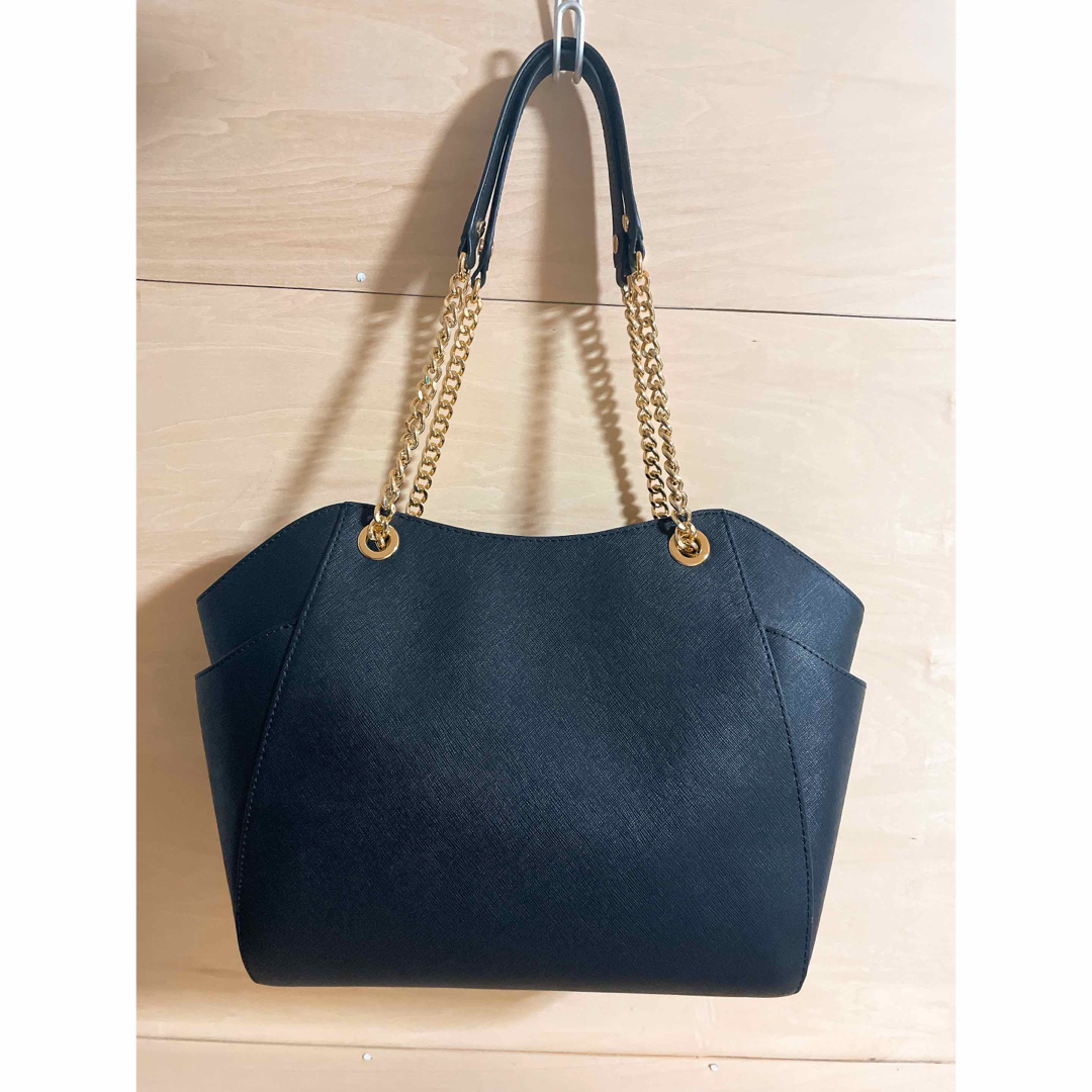 美品★ マイケルコース MICHAEL KORS レザー トートバッグ ブラック