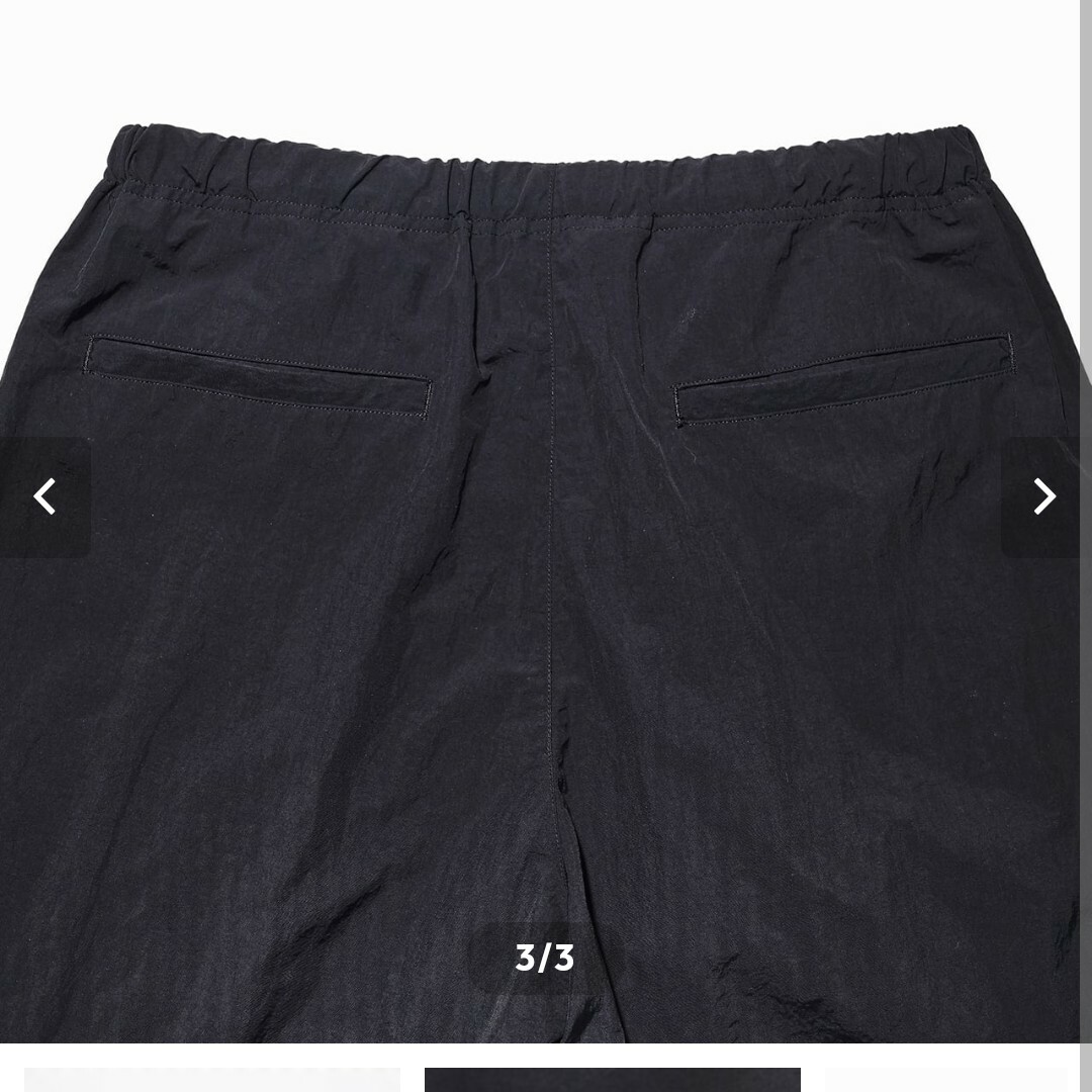 ENNOY NYLON EASY SHORTS (BLACK) Lサイズ-