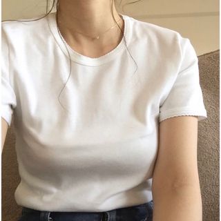 プチバトー(PETIT BATEAU)のプチバトー　　白Tシャツ2点セット　ポワンココット　イエナコラボ(Tシャツ(半袖/袖なし))