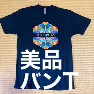 美品2017年製Cold PlayゴールドプレイUKロックバンドTシャツイギリス(Tシャツ/カットソー(半袖/袖なし))