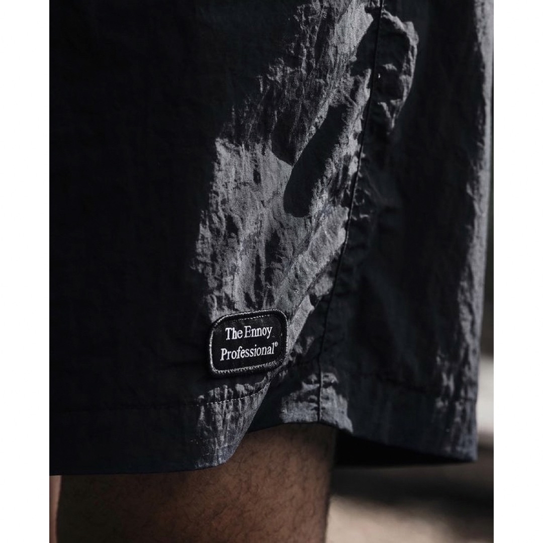 新品未開封 ENNOY NYLON EASY SHORTS BLACK L-