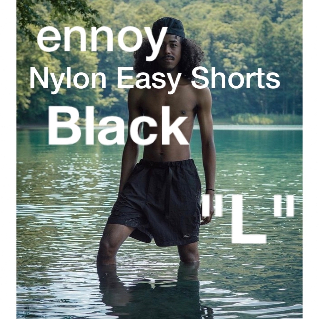 ennoy Nylon Easy Shorts Black Lサイズ新品未使用の通販 by プロフ