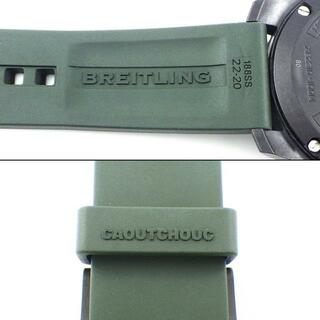 ブライトリング Breitling 腕時計 エンデュランス プロ X82310/X82310D31B1S1 ブラック文字盤 黒 カレンダー  クロノグラフ スモールセコンド ブライトライト グリーン ラバー クオーツアナログ 【中古】
