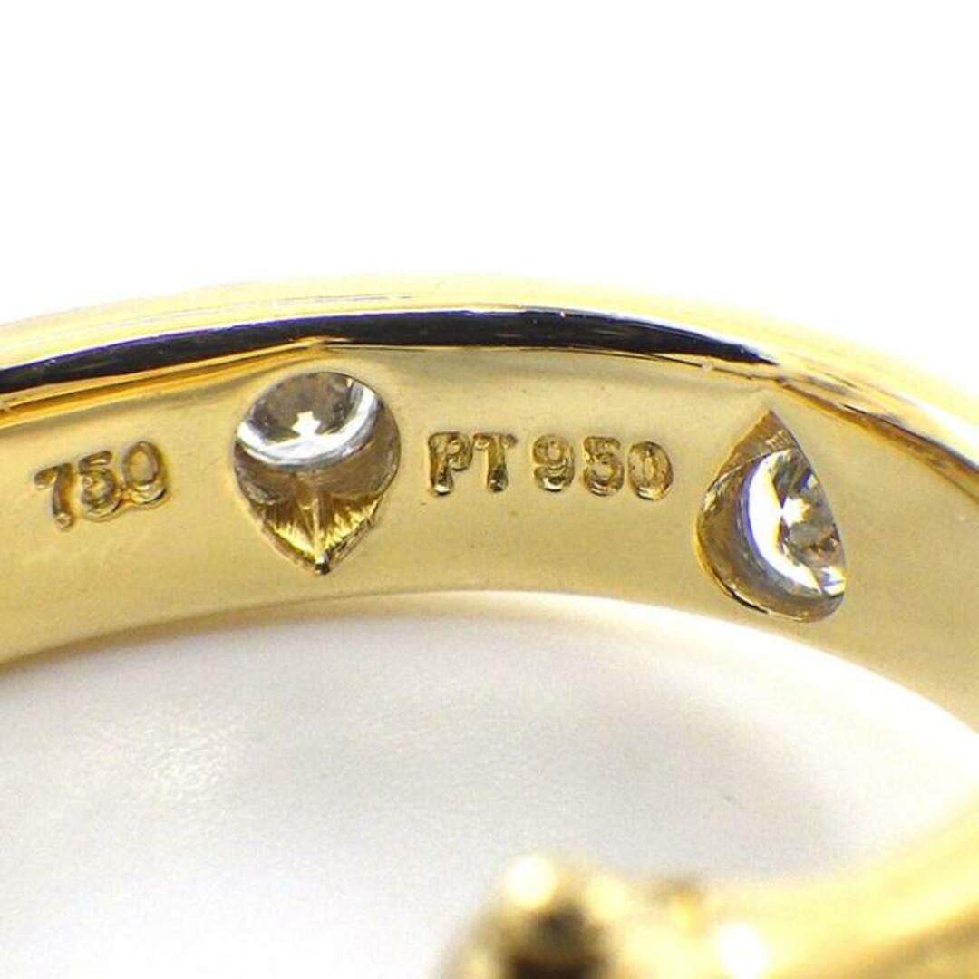 ティファニー Tiffany & Co. クリップ フープ ピアス ドッツ ドロップ 8ポイント ダイヤモンド K18YG PT950 4