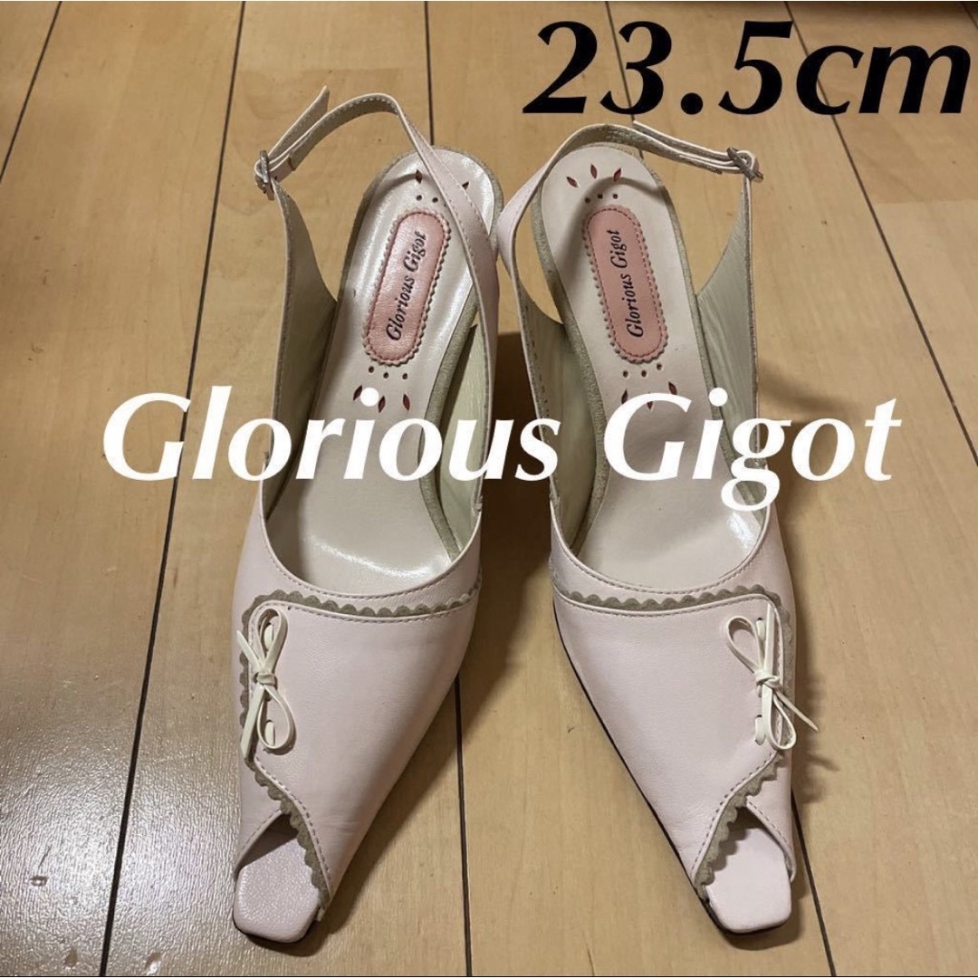 新品 19800円 Glorious Gigot サンダル 23.5cm 本革 レディースの靴/シューズ(ハイヒール/パンプス)の商品写真