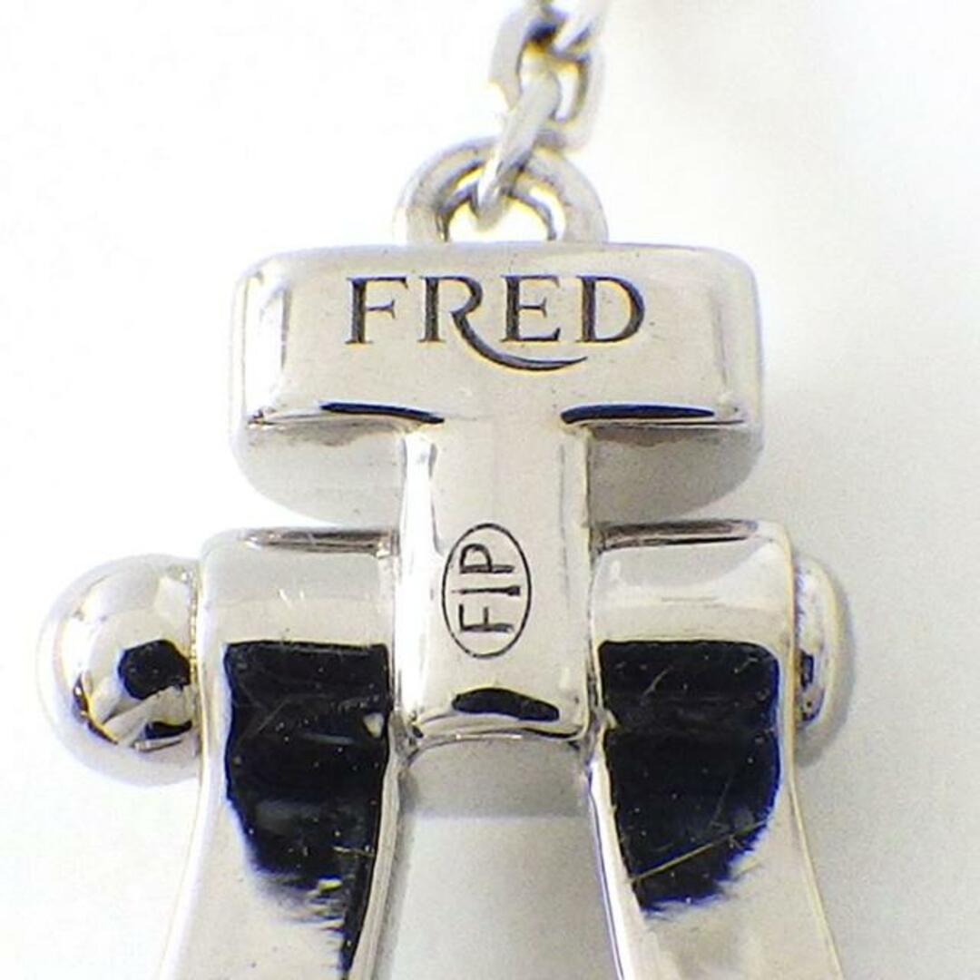 FRED フレッド K18G フォース10 パヴェダイヤ スモールモデル ネックレス シルバー