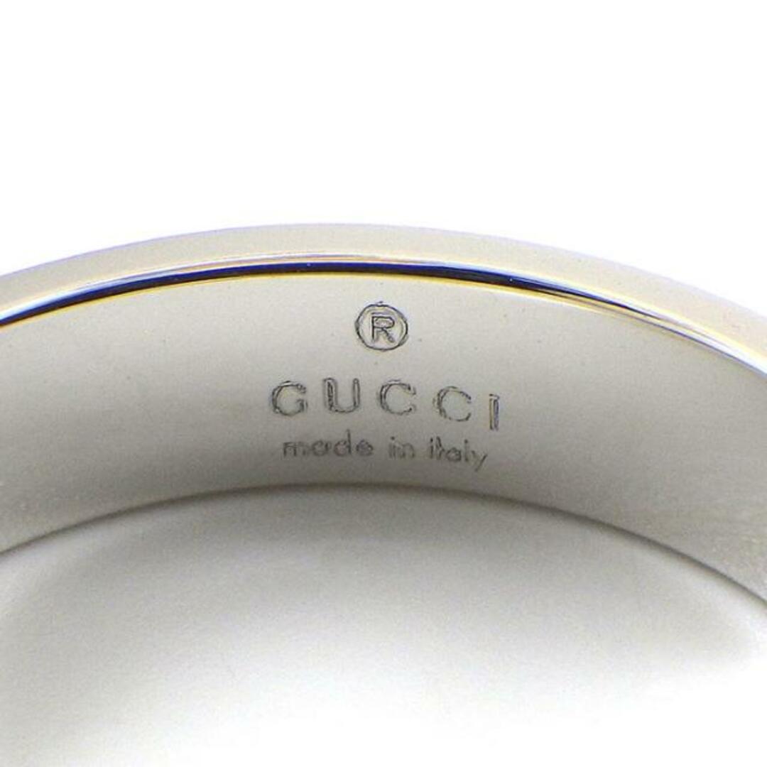 Gucci - グッチ GUCCI フープ ピアス アイコン GG ロゴ K18WG 【中古