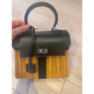 エルメス(Hermes)のケリータイプ❣️カゴバッグ(かごバッグ/ストローバッグ)